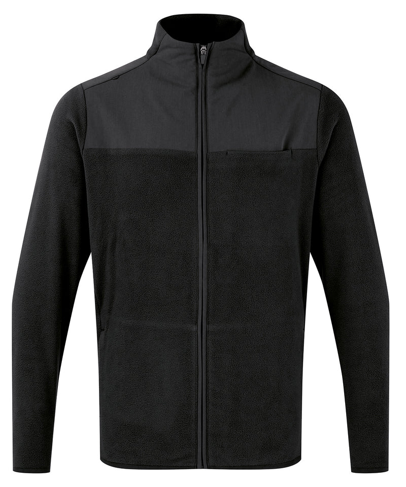 'Agility' men's panelled fleece jacket