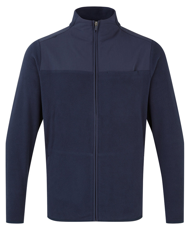 'Agility' men's panelled fleece jacket