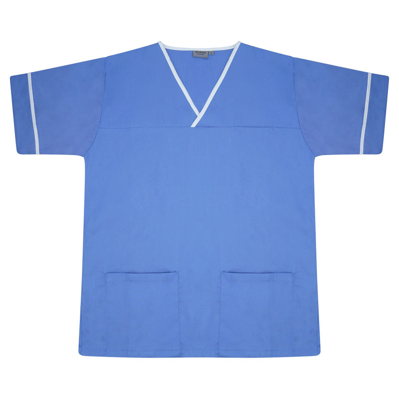 Contrast Trim Smart Scrub Top