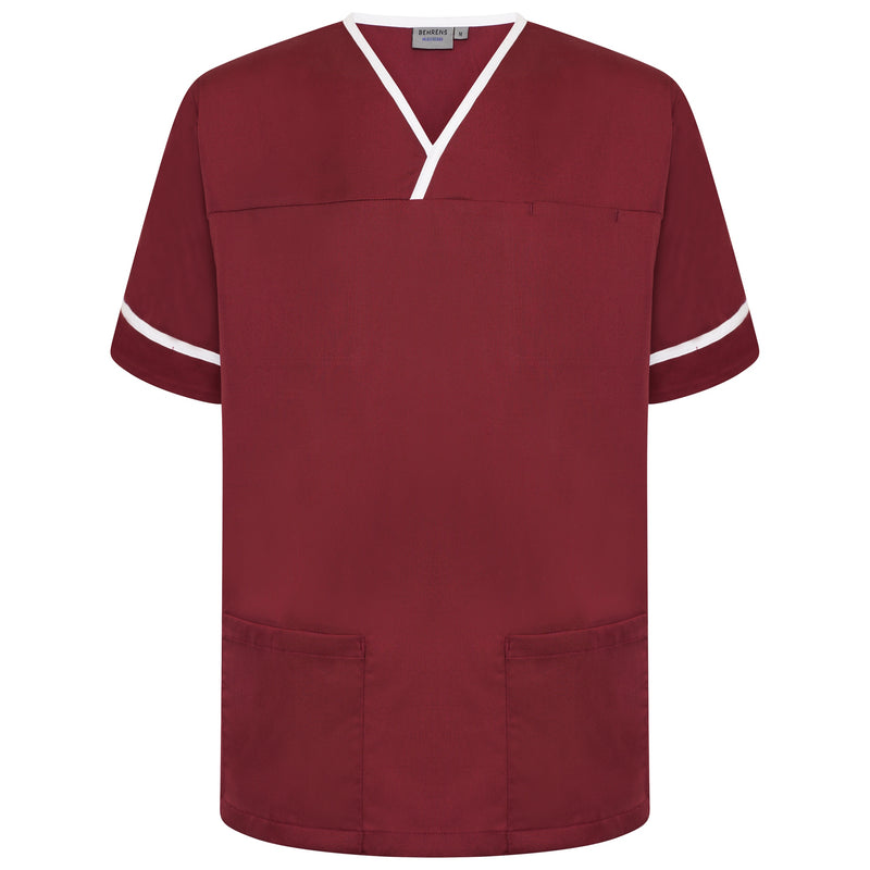 Contrast Trim Smart Scrub Top