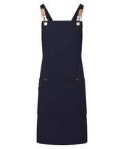 Clip ‘n’ Clasp cross-back bib apron