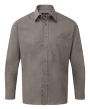 Long sleeve poplin shirt