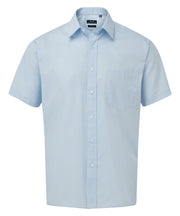 Short sleeve poplin shirt