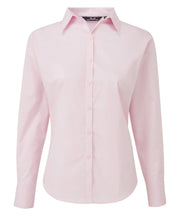 Women's poplin long sleeve blouse