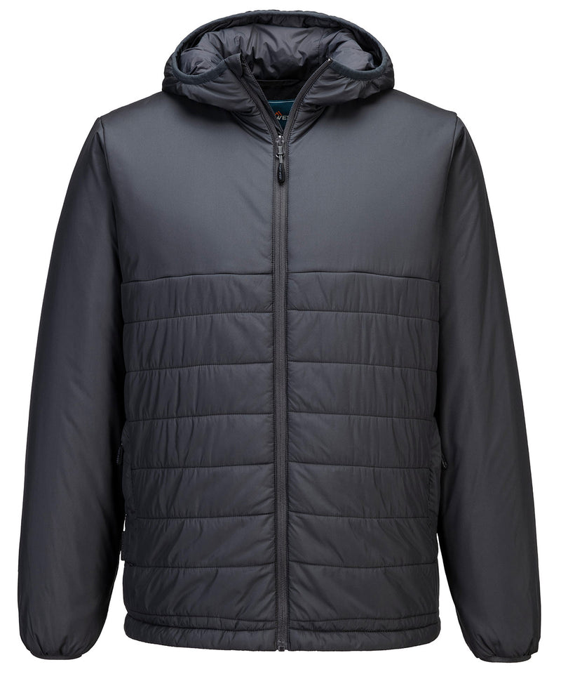 Professional hooded insulated baffle jacket (S608)