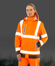 Heavy-duty prism PU safe and dry jacket with recycled backing