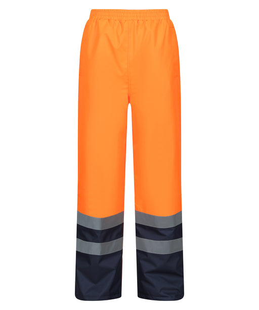 Pro hi-vis insulated overtrousers