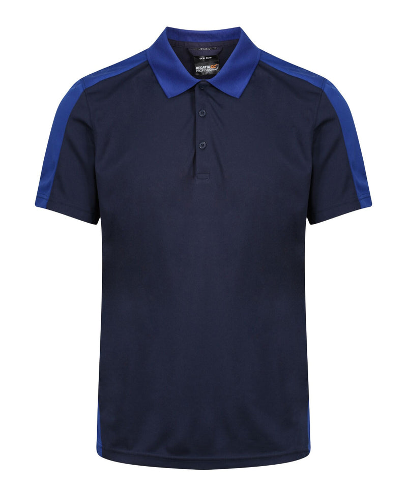 Contrast wicking polo