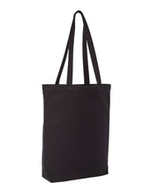 Recycled premium canvas ‘flat base’ shopper