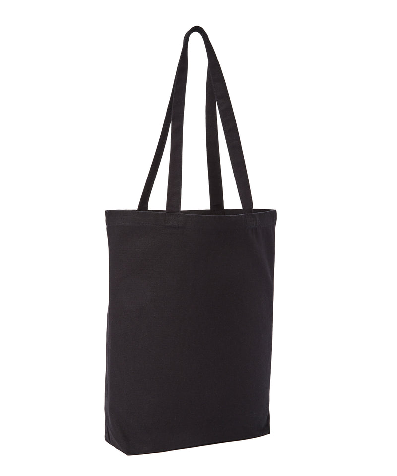 Recycled premium canvas ‘flat base’ shopper