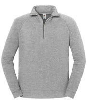 Iconic premium zip-neck sweat