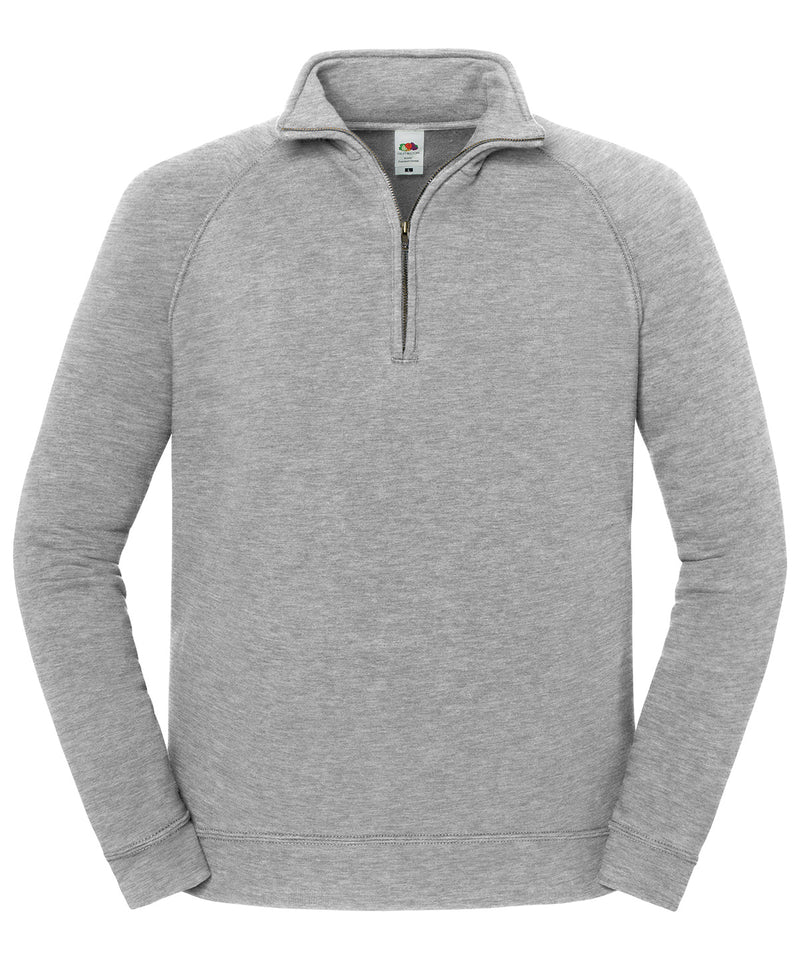 Iconic premium zip-neck sweat