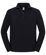 Iconic premium zip-neck sweat