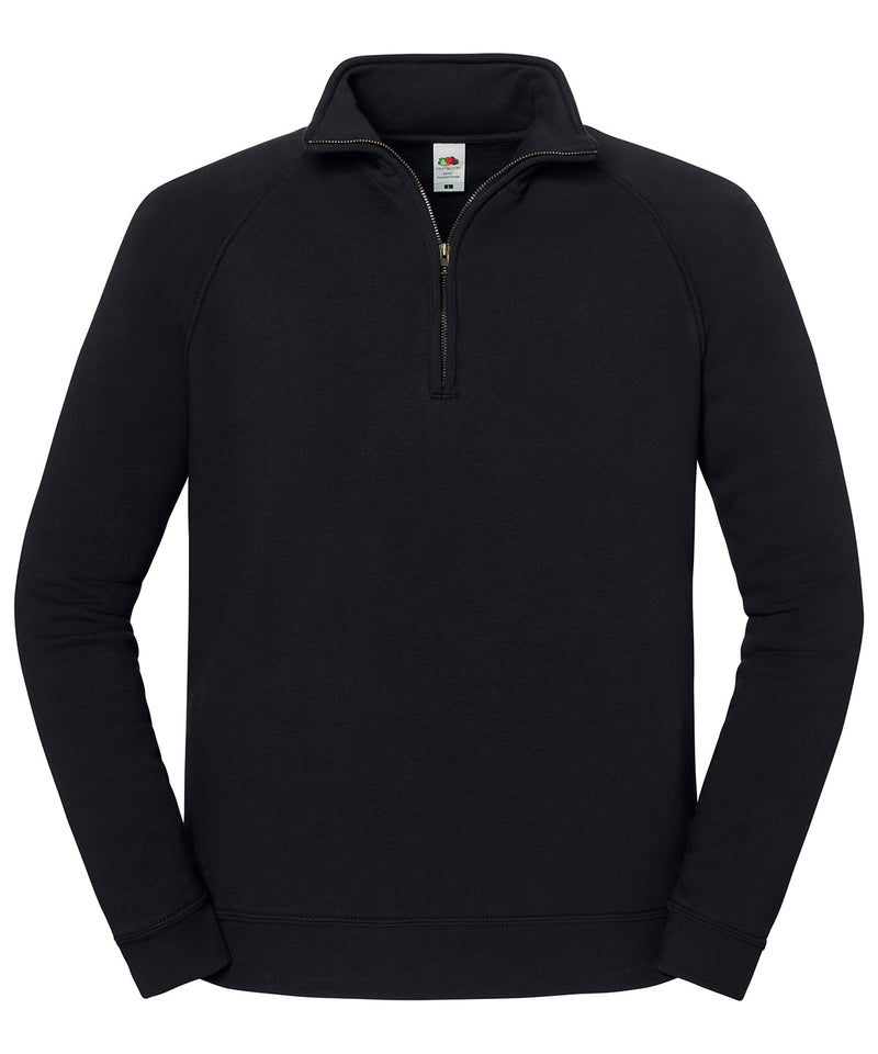 Iconic premium zip-neck sweat