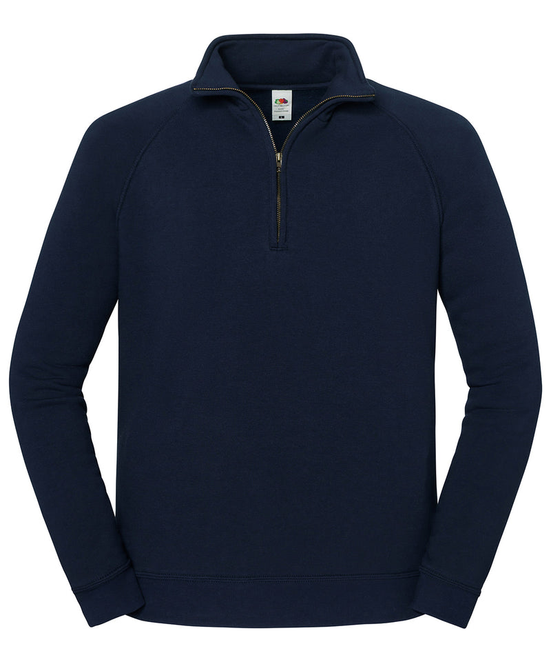 Iconic premium zip-neck sweat