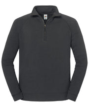 Iconic premium zip-neck sweat