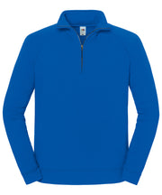 Iconic premium zip-neck sweat