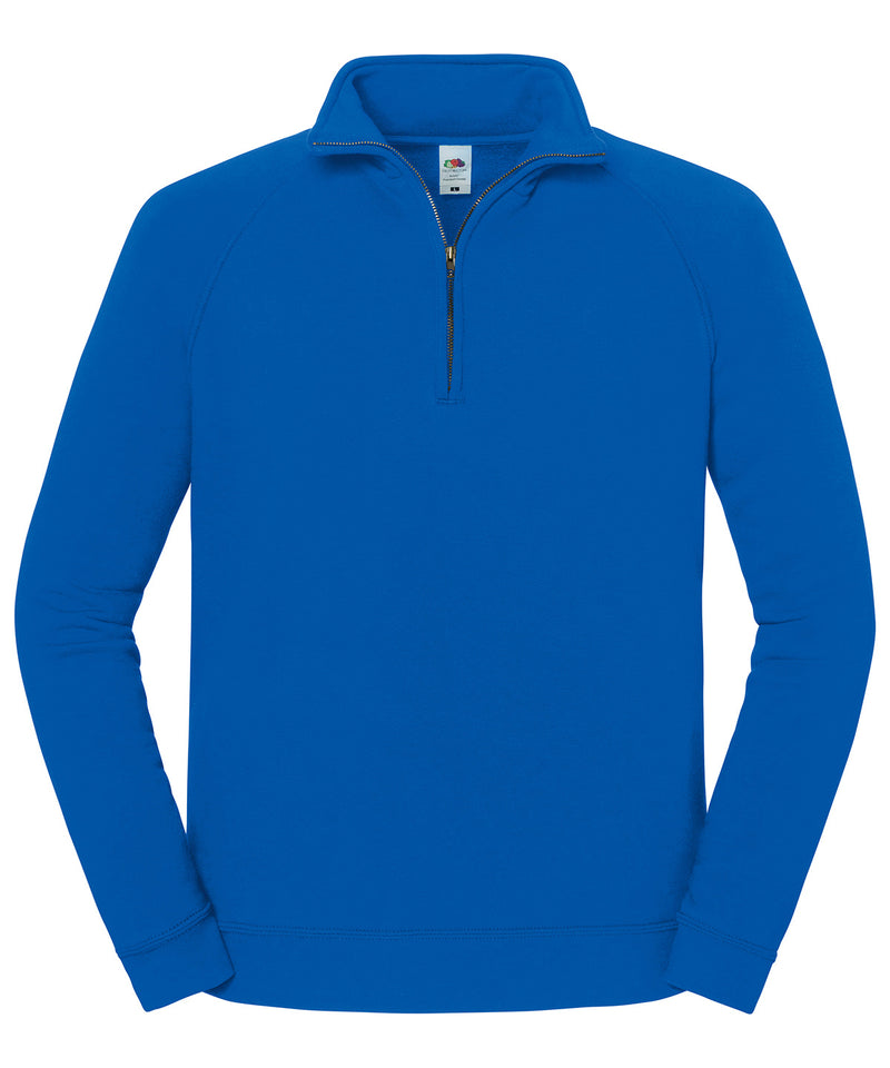 Iconic premium zip-neck sweat