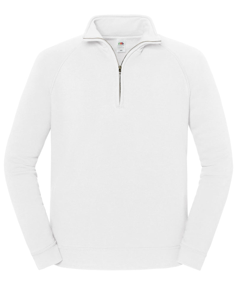 Iconic premium zip-neck sweat