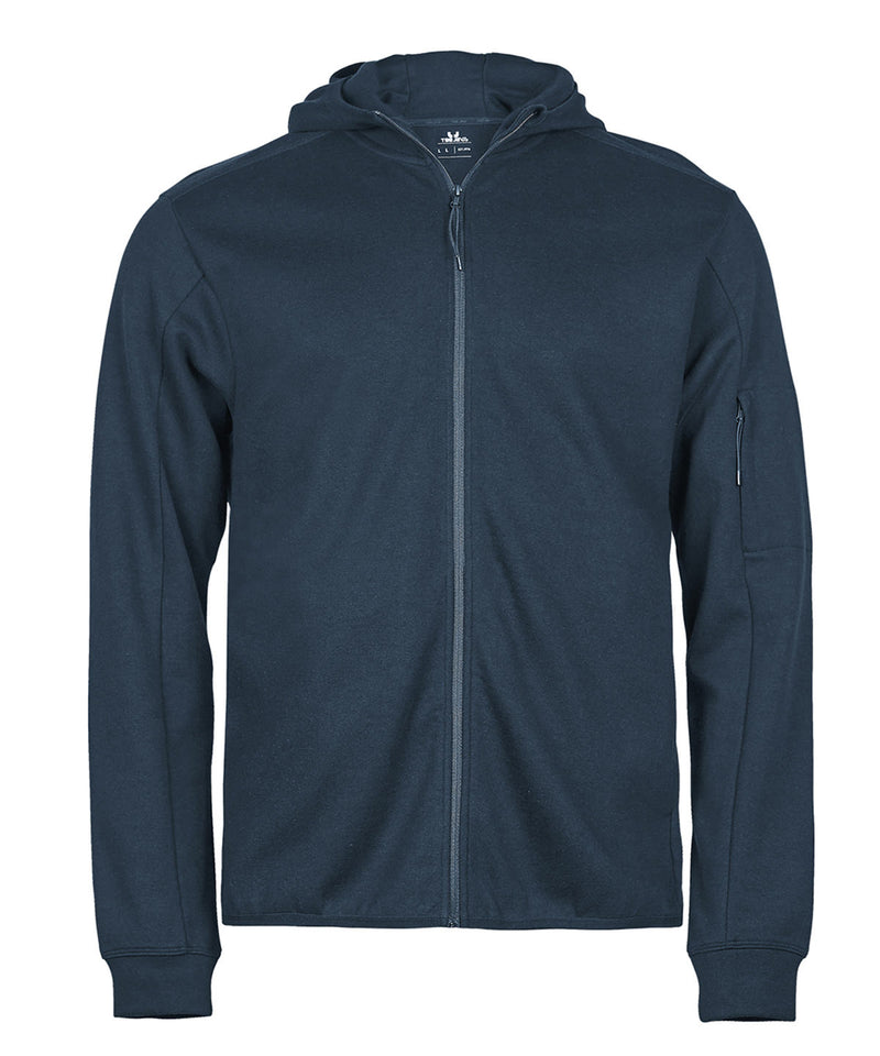 Athletic hooded full-zip sweatshirt (5706)