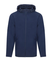 Technical zip-through hoodie
