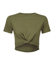 Women's TriDri® twist crop top