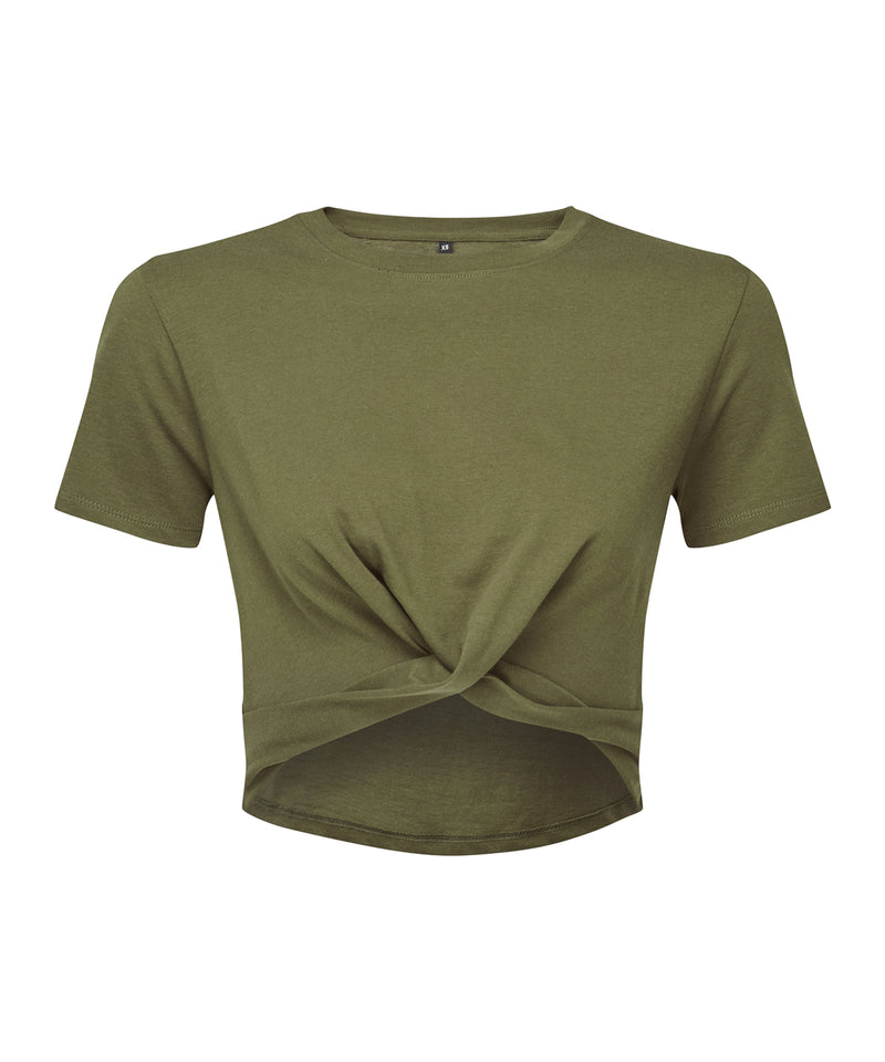 Women's TriDri® twist crop top