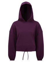 Women's TriDri® cropped oversize hoodie