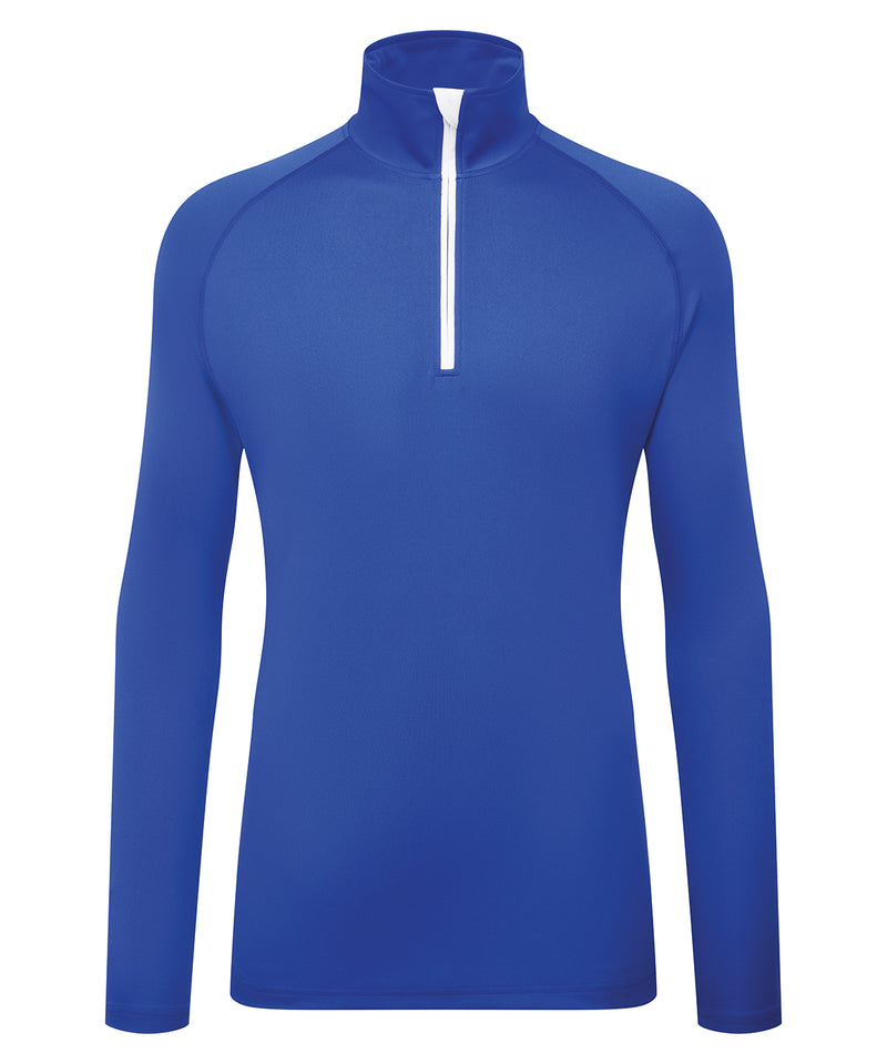 Men's TriDri® long sleeve performance ¼ zip top 
