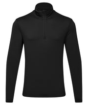Men's TriDri® recycled long sleeve brushed back ¼ zip