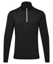 Men's TriDri® recycled long sleeve brushed back ¼ zip