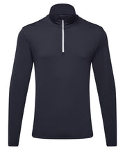 Men's TriDri® recycled long sleeve brushed back ¼ zip
