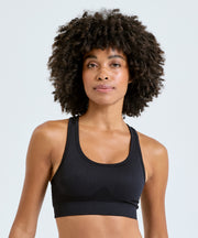 Tridri® seamless 3D fit" multi-sport sculpt solid colour bra"