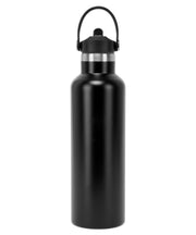 Tridri® vacuum sports water bottle with flip up straw