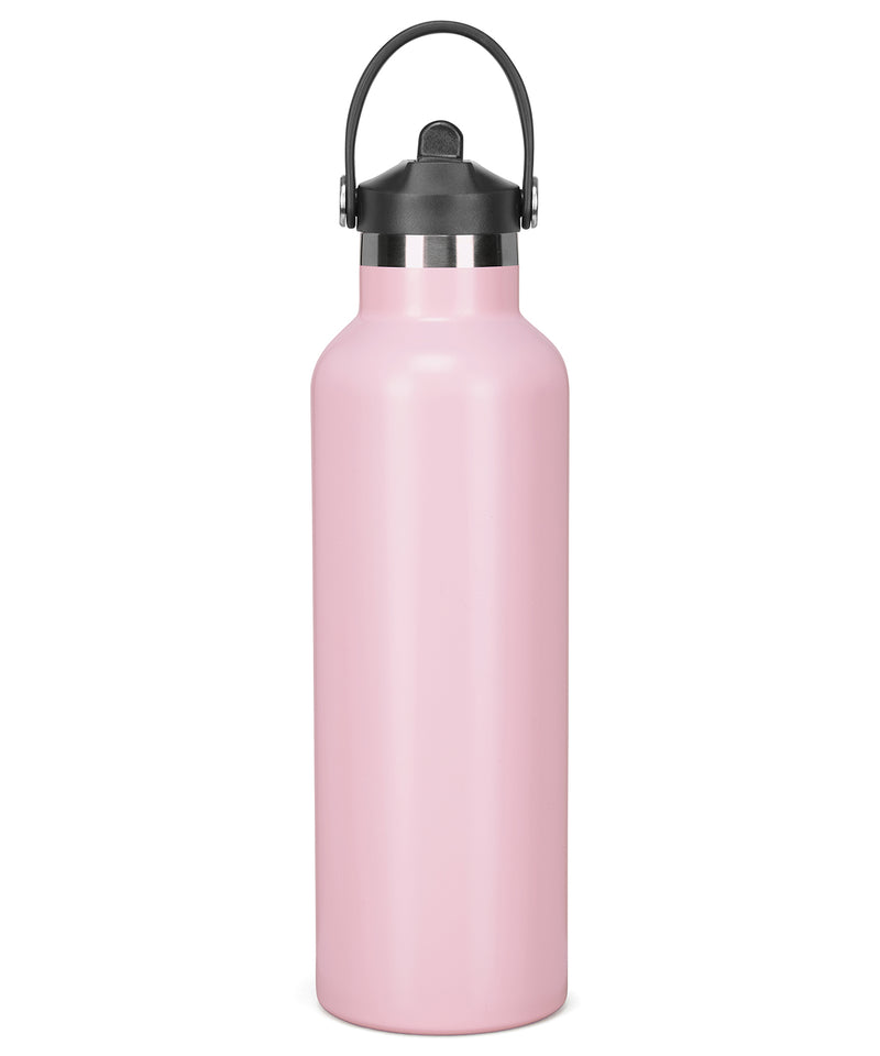 Tridri® vacuum sports water bottle with flip up straw