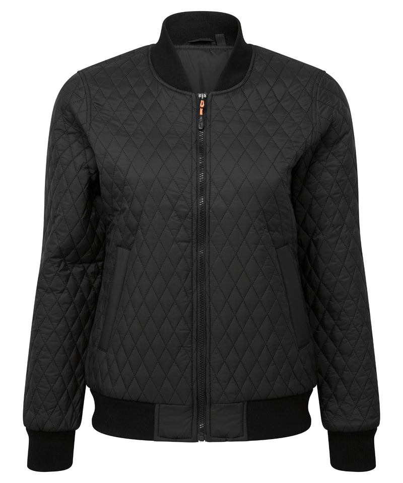Women's quilted flight jacket