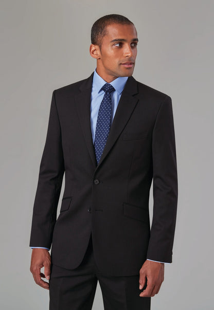 Aldwych Tailored Fit Jacket - Navy Plain