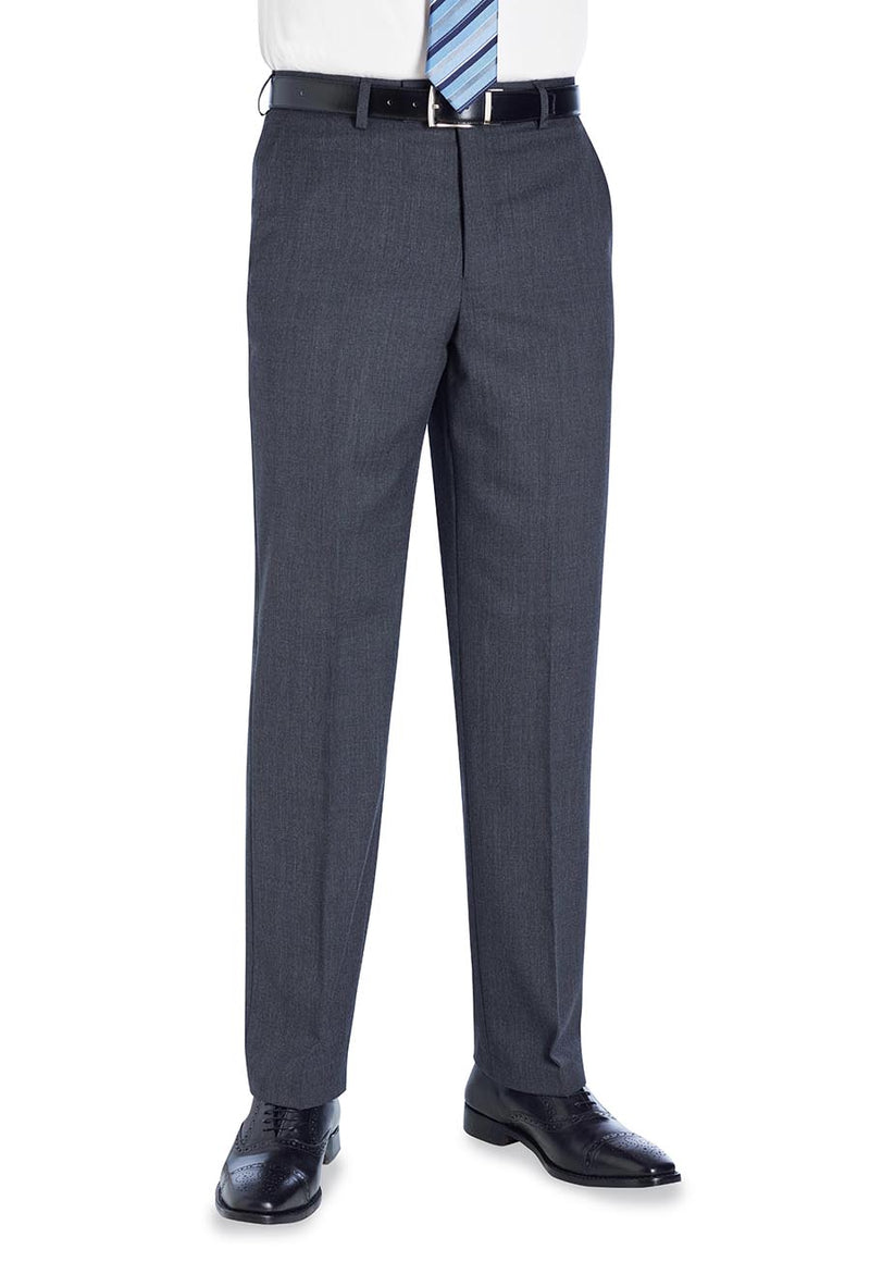 Aldwych Tailored Fit Trouser - Mid Grey