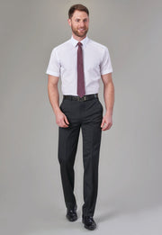 Aldwych Tailored Fit Trouser - Navy Plain