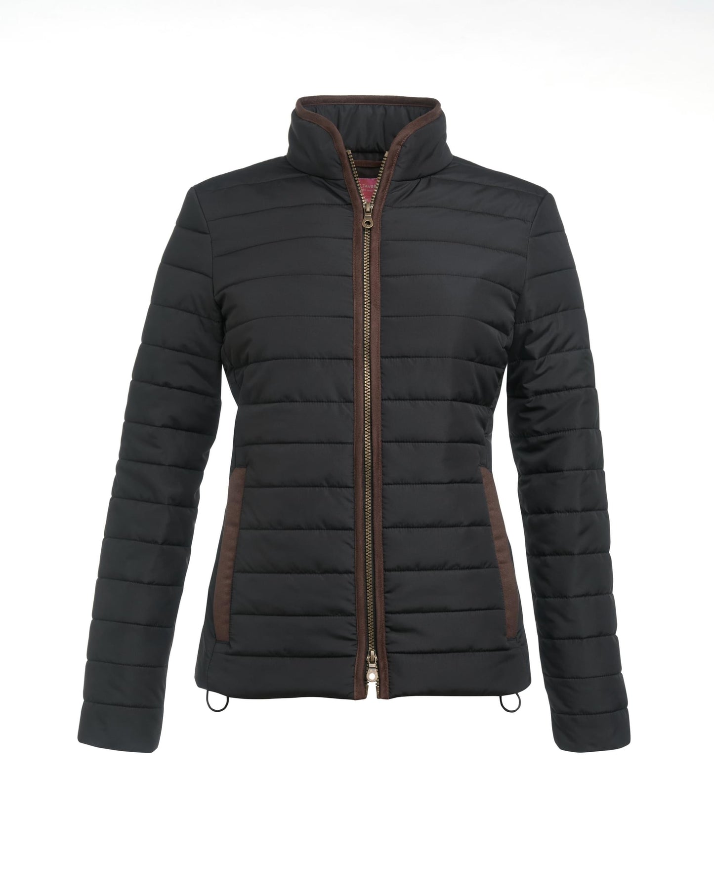 alma quilted jacket - black