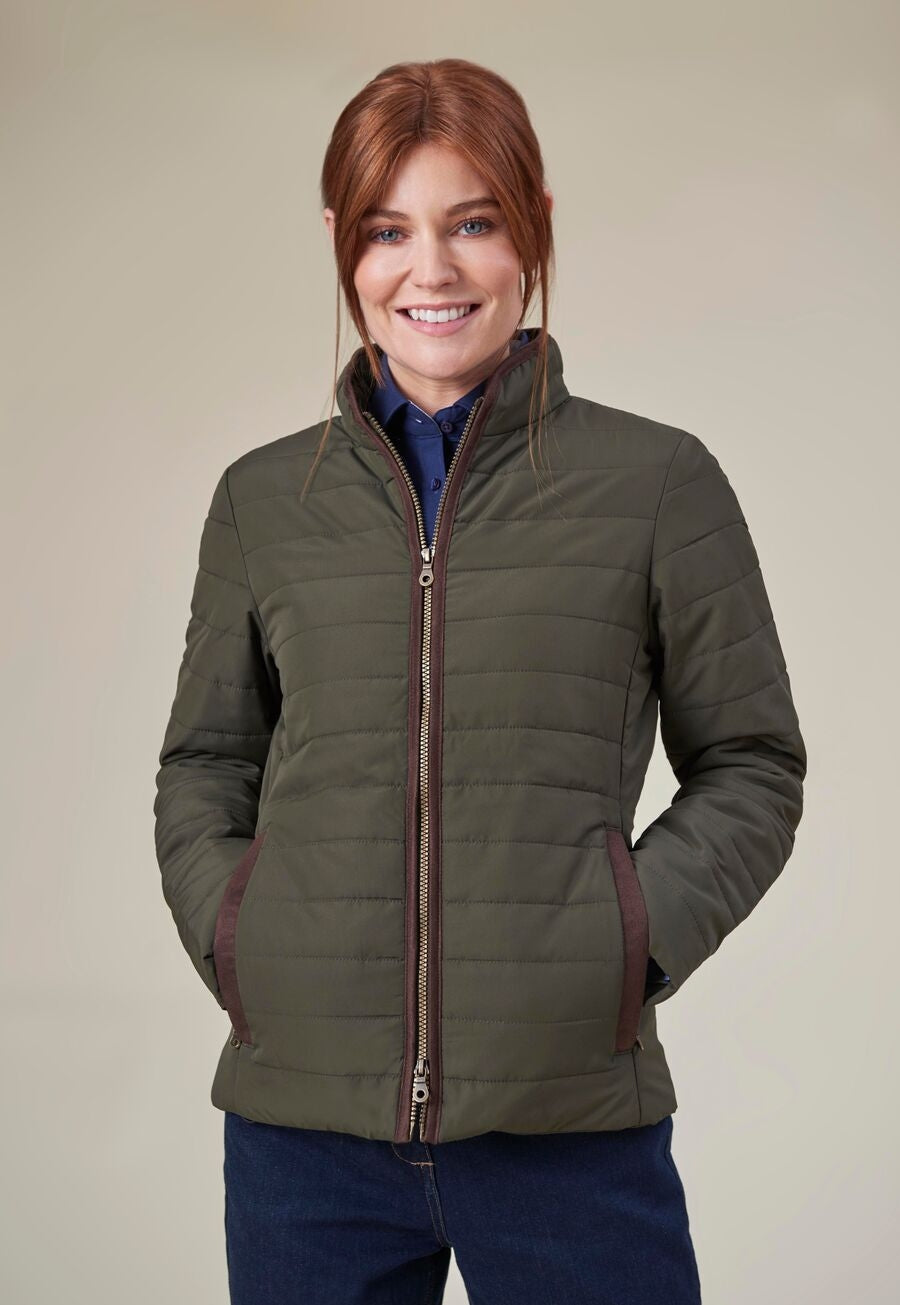 Alma Quilted Jacket - Navy