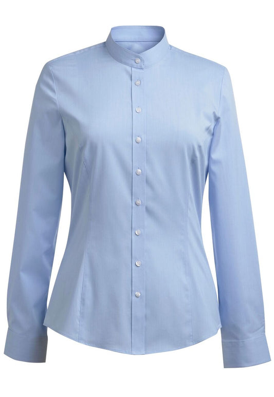 Amelia Ladies' L/S Blouse - Sky Blue