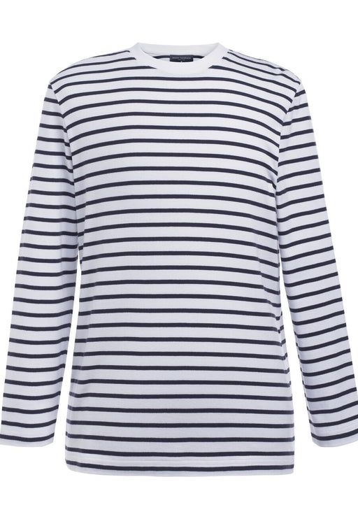 Amos Breton Top L/S - Navy/White