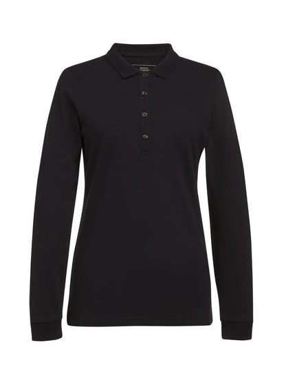 Anna L/S Polo Shirt - Black