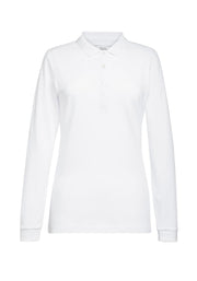 Anna L/S Polo Shirt - White