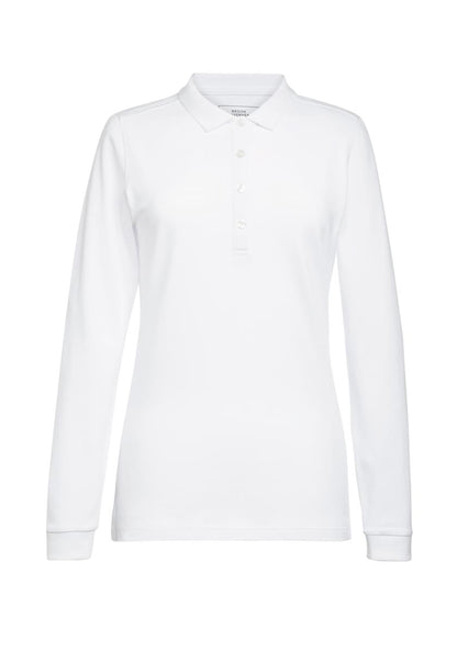 Anna L/S Polo Shirt - White
