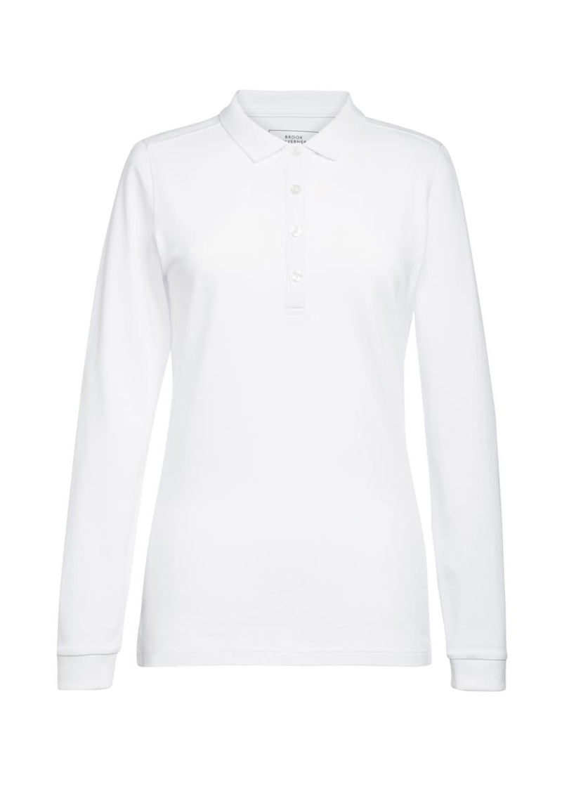 Anna L/S Polo Shirt - White