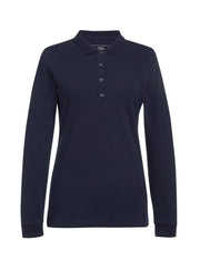 Anna L/S Polo Shirt - Navy