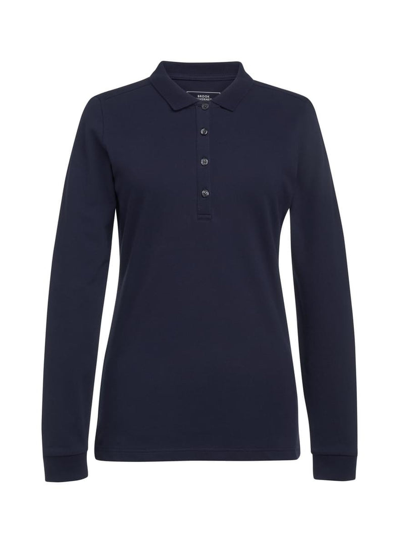Anna L/S Polo Shirt - Navy