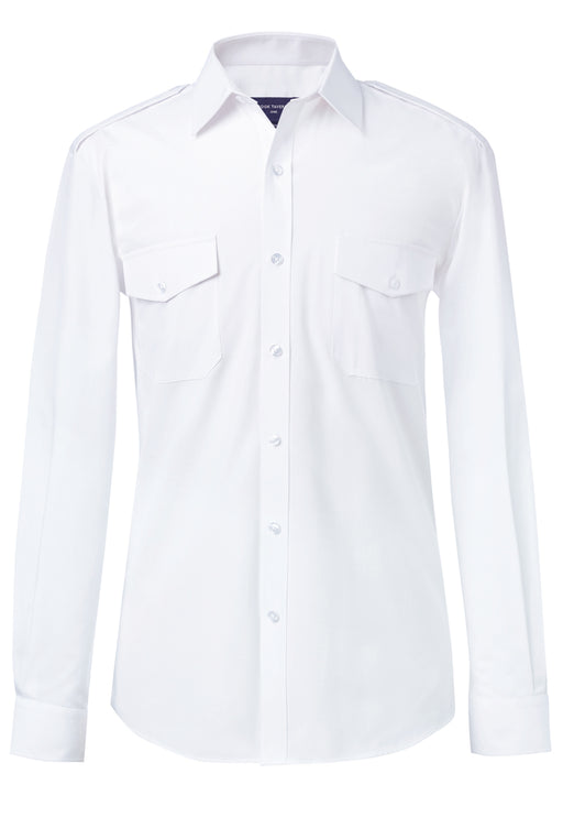 Ares Men's L/S Pilot Shirt - White